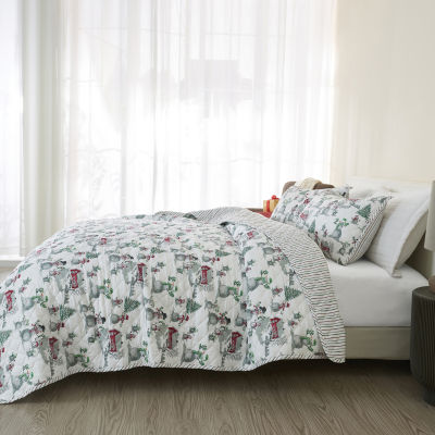 Linery Winter Wonderland Reversible Quilt Set