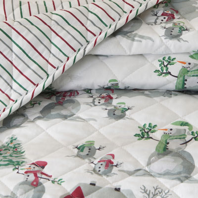 Linery Winter Wonderland Reversible Quilt Set