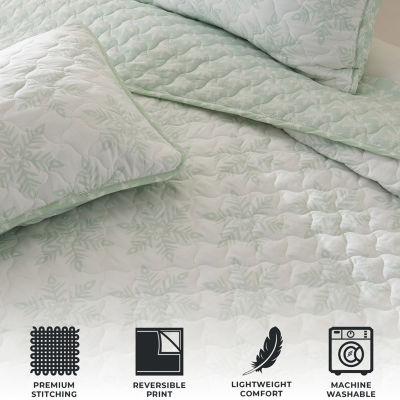 Linery Large Snowflake Reversible Quilt Set