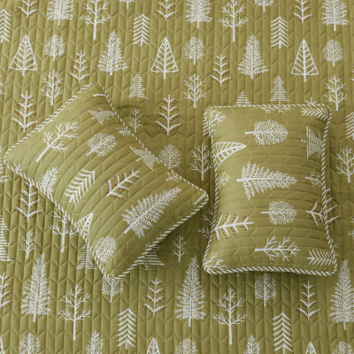 Linery Lodge Forest Reversible Quilt Set
