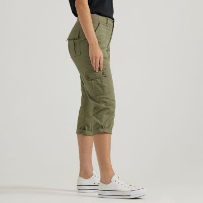 Lee® Womens Flex To Go Mid Rise Cargo Capri Pants JCPenney