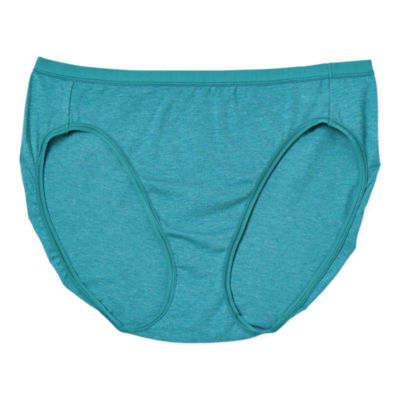 Ambrielle Organic Cotton High Cut Panty