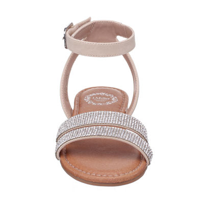 I. Miller Little & Big  Girls Maddie Ankle Strap Flat Sandals