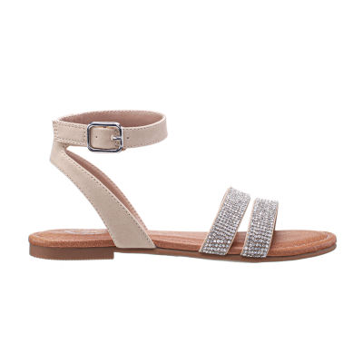 I. Miller Little & Big  Girls Maddie Ankle Strap Flat Sandals