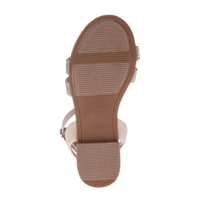 I. Miller Little & Big  Girls Maddie Ankle Strap Flat Sandals