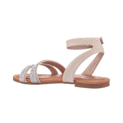 I. Miller Little & Big  Girls Maddie Ankle Strap Flat Sandals