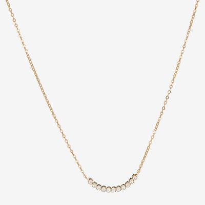 Made in Italy Womens 14K Gold 18 Inch Pendant Necklace