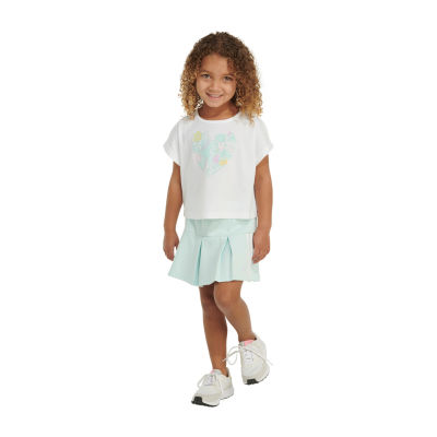 adidas Little Girls 2-pc. Skort Set