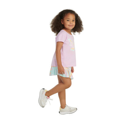 adidas Little Girls 2-pc. Skort Set