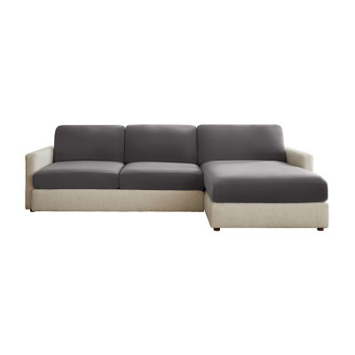 Sure Fit Hampstead Sectional Cushion Sofa Slipcovers