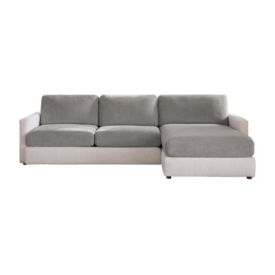 Sure Fit Cedar Sectional Cushion Sofa Slipcovers