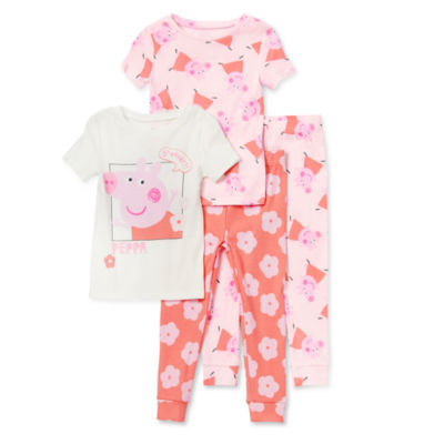 Toddler Girls 4-pc. Peppa Pig Pajama Set
