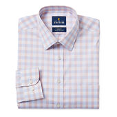 Stafford Smart Tech Mens Regular Fit Stretch Fabric Wrinkle Free Long  Sleeve Dress Shirt