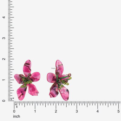 Bijoux Bar Flower Drop Earrings