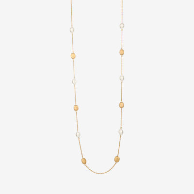 Monet Jewelry Gold Tone Gold Tone 36 Inch Strand Necklace