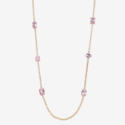 Monet Jewelry Womens Glass 32 Inch Strand Necklace