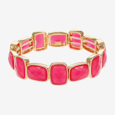 Liz Claiborne Womens Rectangular Stretch Bracelet