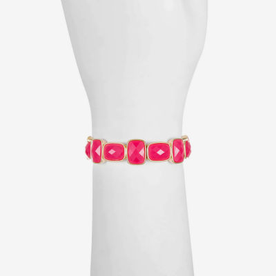 Liz Claiborne Womens Rectangular Stretch Bracelet