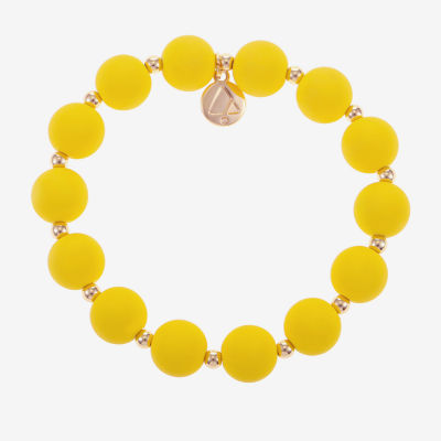 Liz Claiborne Matte Womens Round Stretch Bracelet