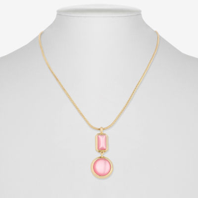Liz Claiborne Womens 17 Inch Pendant Necklace