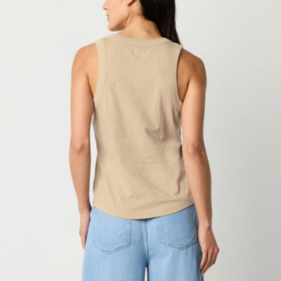 a.n.a Womens U Neck Sleeveless Tank Top