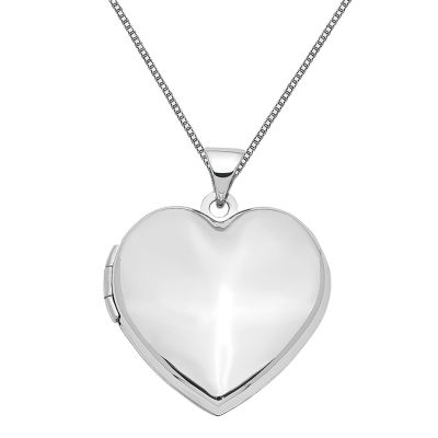 Womens 14K Gold Heart Locket Necklace