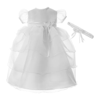 Keepsake Baby Girls 2-pc. Embellished Short Sleeve Cap A-Line Dress