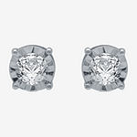 Ever Star 1/5 CT. T.W. Lab Grown White Diamond Sterling Silver 5.3mm Stud Earrings