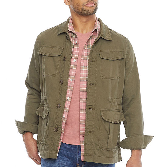 Mutual Weave Mens Washed Twill Jacket