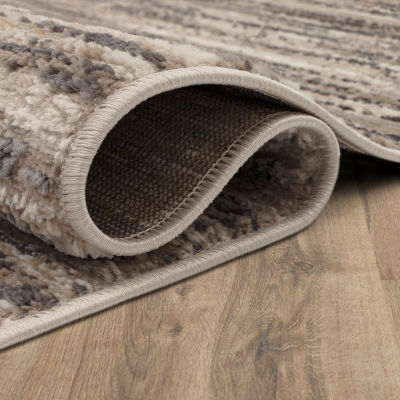 Mohawk Home Furie Stripe Machine Woven Indoor Rectangular Runner