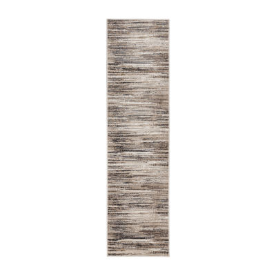 Mohawk Home Furie Stripe Machine Woven Indoor Rectangular Runner