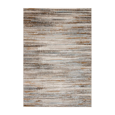 Mohawk Home Furie Stripe Machine Woven Indoor Rectangular Accent Rug