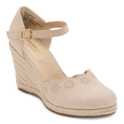 Liz Claiborne Womens Morgan Wedge Sandals