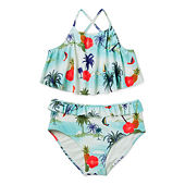 S+B Kids by Suzanne Betro Girls' Bikini Bottoms Dusty - Dusty Blue Sea Life  Bikini Top & Bottoms - Infant - Yahoo Shopping