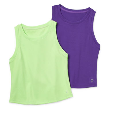 Xersion Little & Big Girls Ribbed 2-pc. Round Neck Tank Top