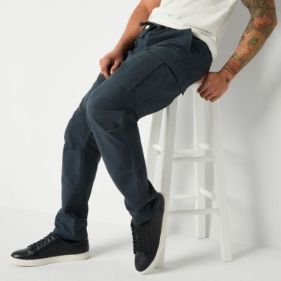 Frye and Co. Mens Drawstring Waist Relaxed Fit Cargo Pant