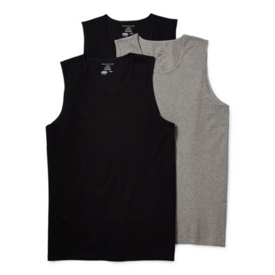 Shaquille O'Neal XLG™ Activated Cooling Mens Crew Neck Sleeveless 3 Pack Tall Tank