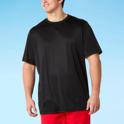 St. John's Bay Mens Short Sleeve Swim Shirt Big and Tall