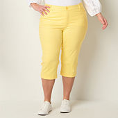 Yellow Capris & Crops for Women - JCPenney