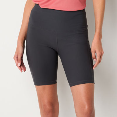 Xersion EverContour Womens High Rise 8 Inch Bike Short