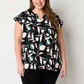 Tunic Tops Plus Tops for Women - JCPenney