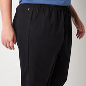 Xersion Polka Dots Black Active Pants Size 1X (Plus) - 51% off