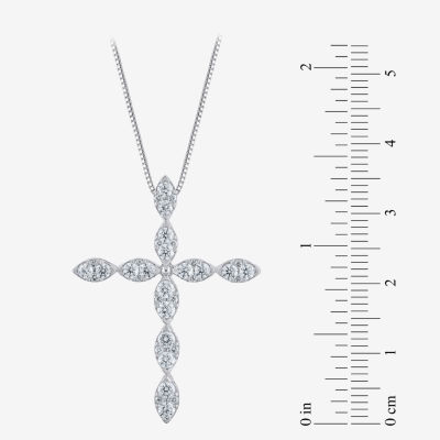FINE JEWELRY Diamond Blossom (H-I / I1) Womens 1 CT. T.W. Lab