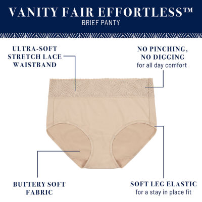 Vanity Fair Effortless Lace Top Brief Panty- 13276 - JCPenney