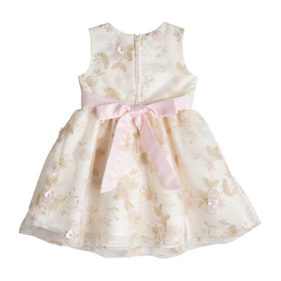 Rare Editions Toddler Girls Sleeveless Flower Girl A-Line Dress