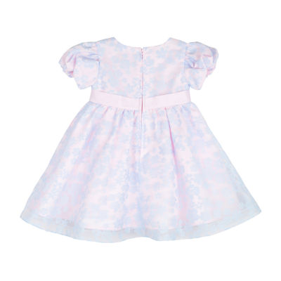 Rare Editions Toddler Girls Short Sleeve Cap A-Line Dress