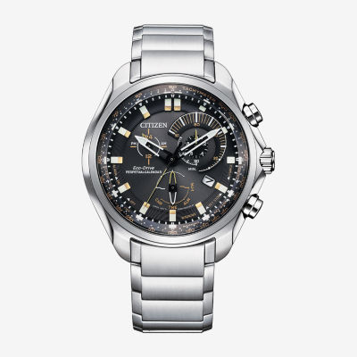 Citizen Sport Luxury Mens Chronograph Silver Tone Stainless Steel Bracelet Watch Bl5600-53e