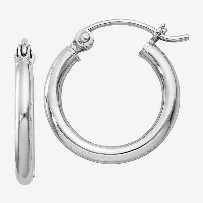 Sterling Silver 17mm Hoop Earrings - JCPenney