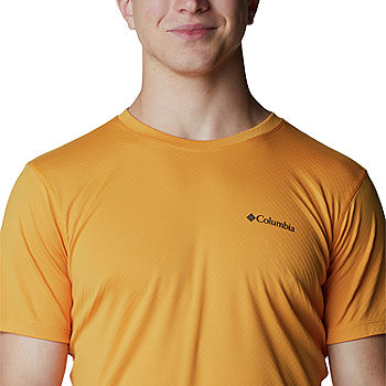 Columbia Pfg Zero Rules™ Mens Crew Neck Short Sleeve T-Shirt, Color: Mango  - JCPenney