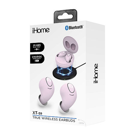 IHome XT-59 True Wireless Earbuds, One Size, Pink